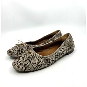 Madewell The Adelle Leopard Ballet Flats Women's 9 US